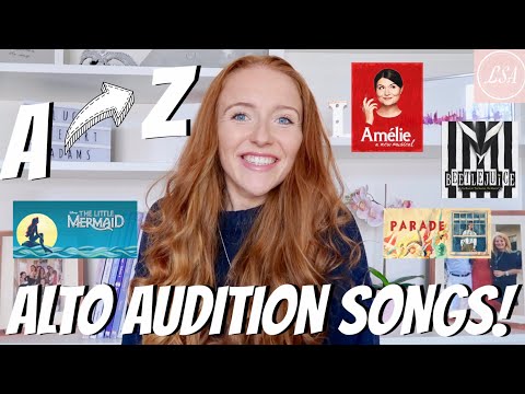 This blog post provides a list of 30 audition songs for altos